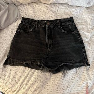 Garage Charcoal Denim Shorts